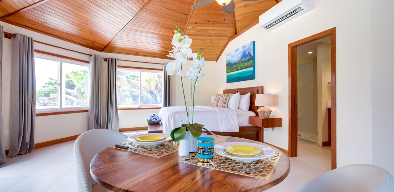 Belize Beach Cabana Dining Room