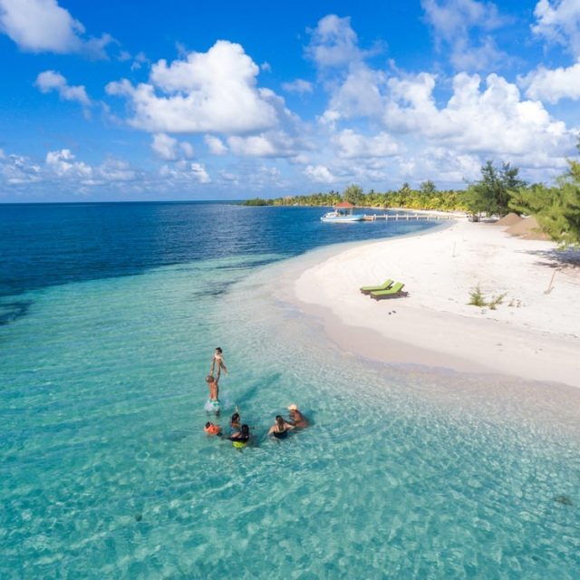 Glovers Reef Belize - Drone Shot