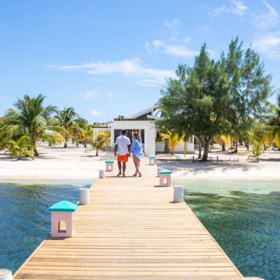 Glovers Reef Belize - Welcome Dock