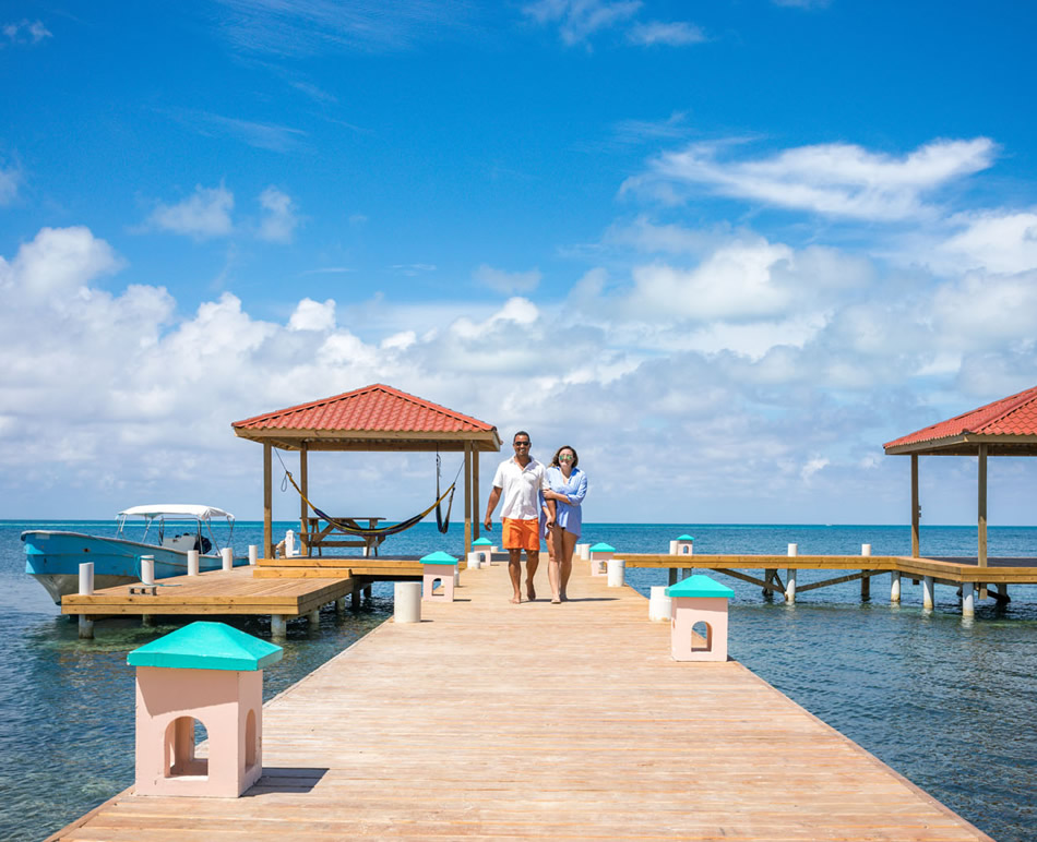 Manta Island Belize Location