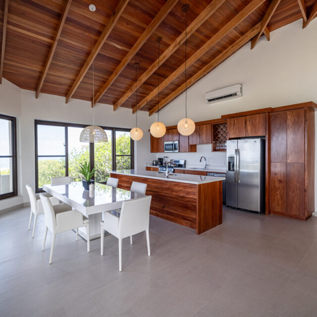 Belize Reef Villa - Kitchen and Dining Room