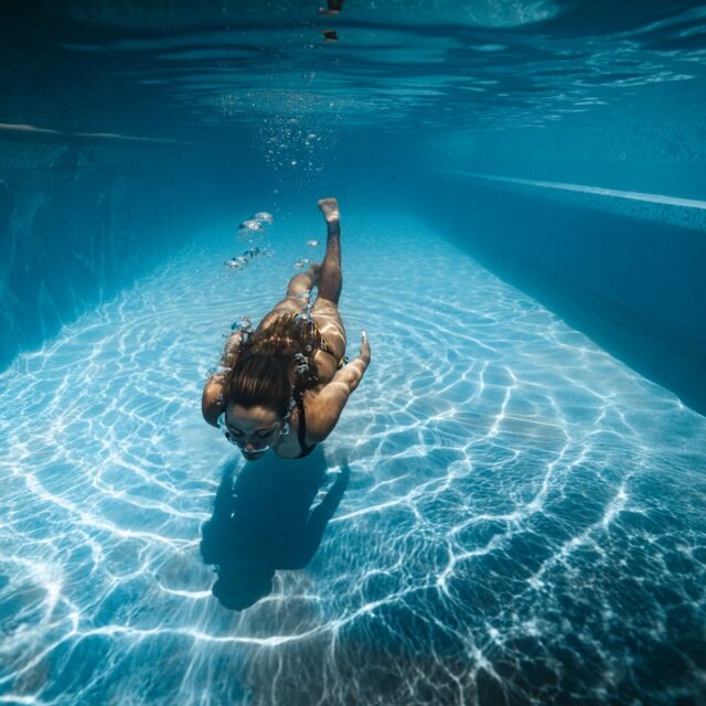 Swim at Manta Island, Belize