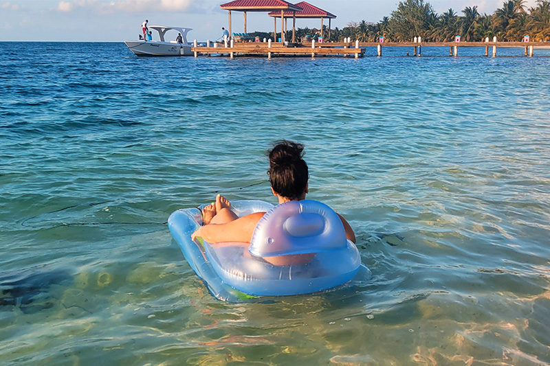 Exclusive island resort Belize