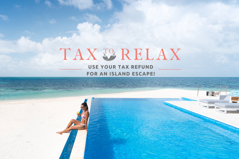 Tax refund Belize vacation