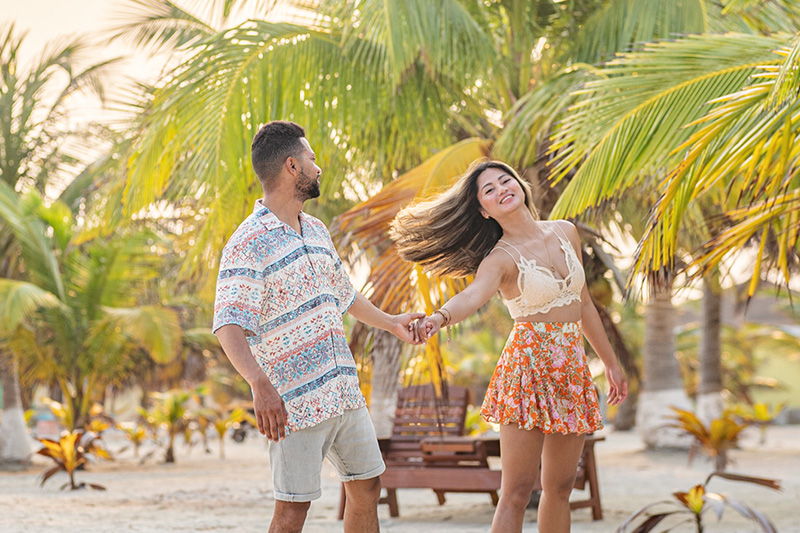 romantic Belize honeymoon