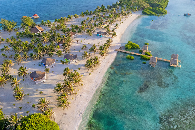 exclusive Belize island travel