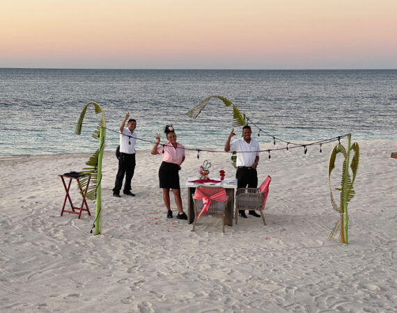 private island Belize romance