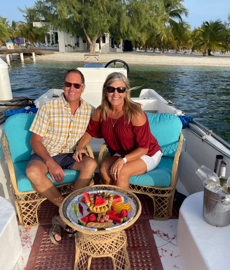 Belize honeymoon island