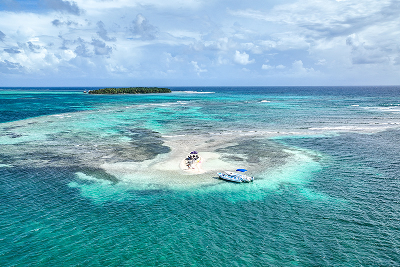 Belize snorkeling in winter