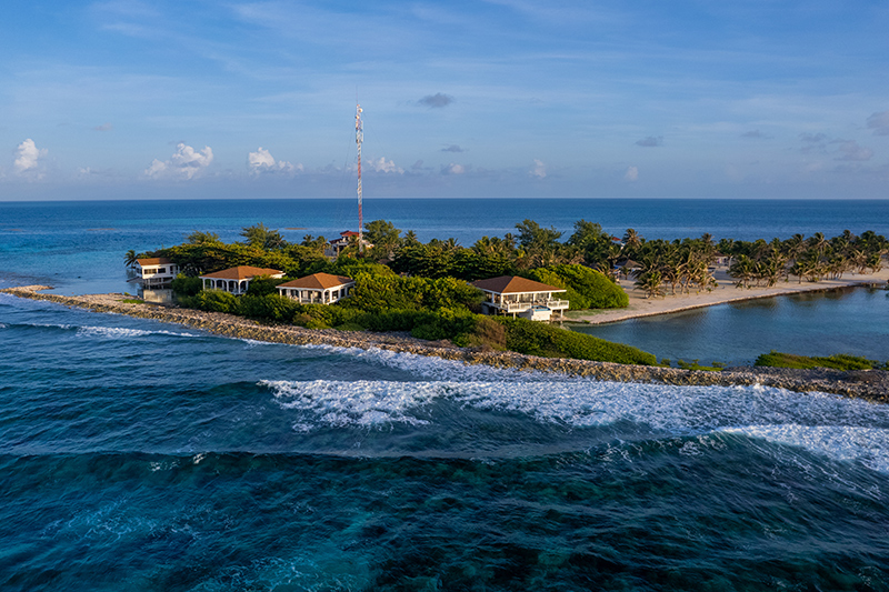 private island resort vacation