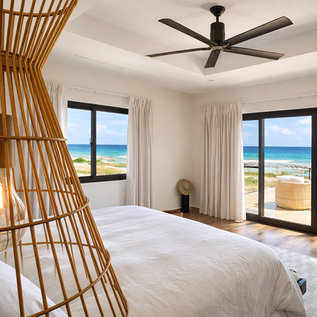 View from three bedroom villa