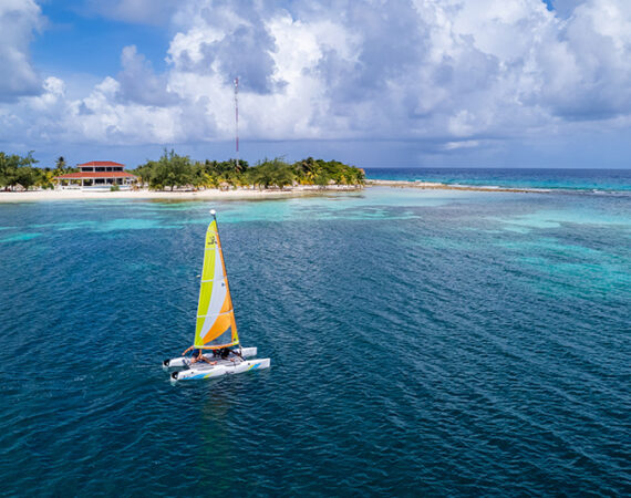 remote island resort Belize