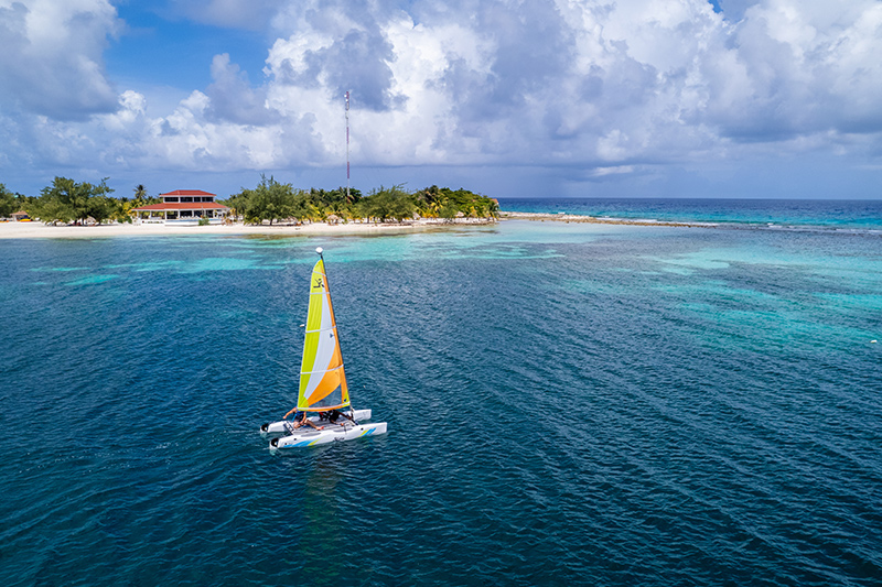 remote island resort Belize